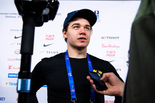 Alexander Holtz of Sweden