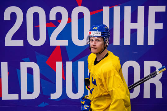 Bläddra bland fler bilder av 2020 IIHF World Junior Championship, day 9, Sweden, Practice Session