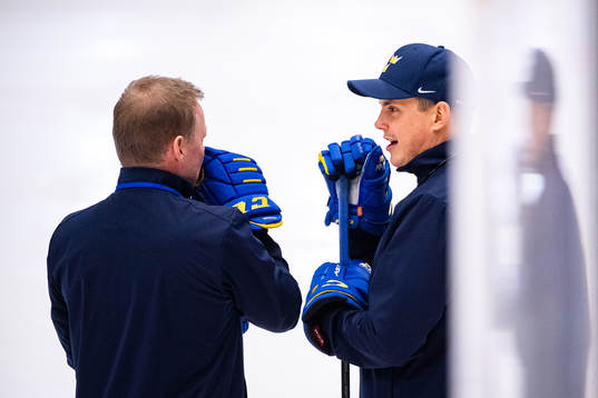 Henrik Stridh, Assistant coach and Tomas Montén, Head