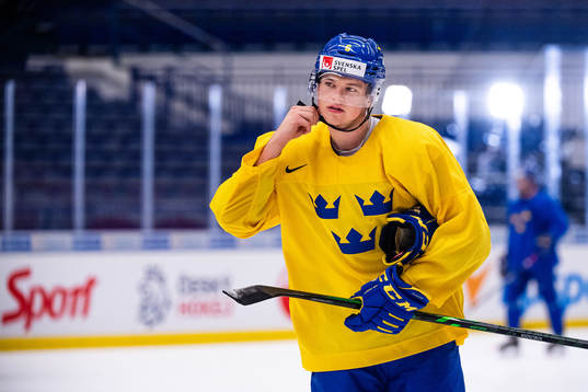 Mattias Norlinder of Sweden at a practice session