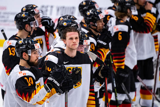Dominik Bokk of Germany looks dejected