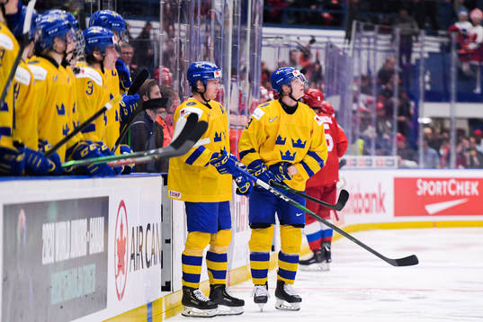 Rasmus Sandin and Victor Söderström of Sweden look