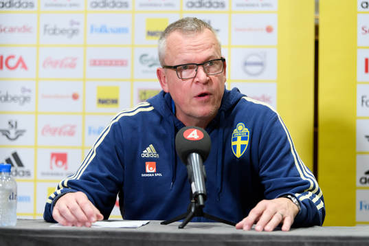 Janne Andersson, head coach of Sweden