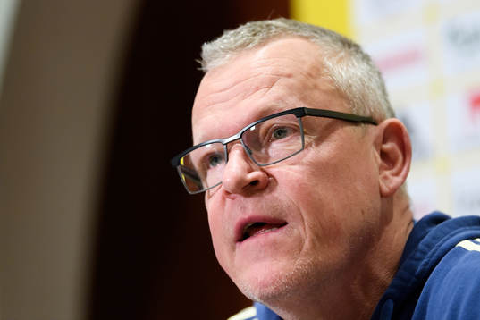 Janne Andersson, head coach of Sweden