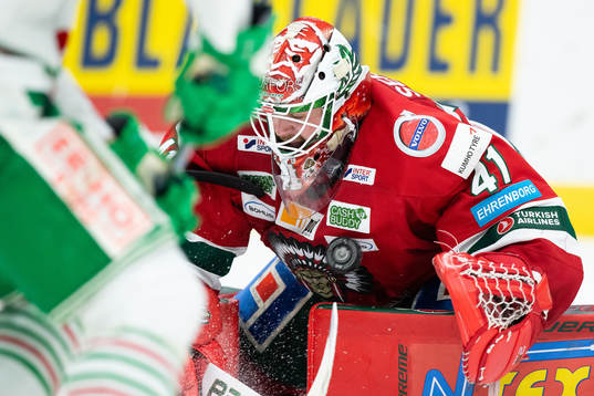 Frölundas målvakt Niklas Rubin