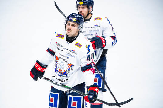 Linköpings Adam Helewka deppar