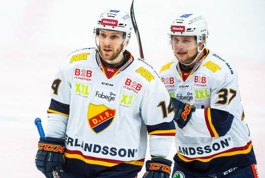 Djurgårdens Tom Wandell jublar