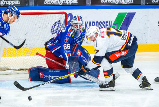 Oskarshamns målvakt Tex Williamsson och Djurgårdens