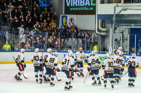 Djurgårdens spelare jublar