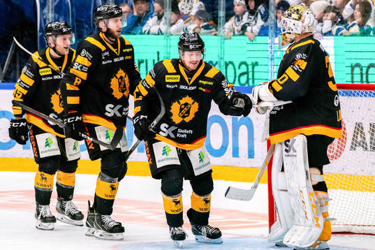 Skellefteås spelare jublar