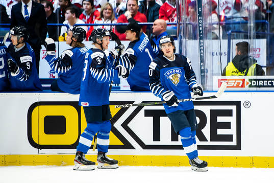 Matias Macceli of Finland celebrates