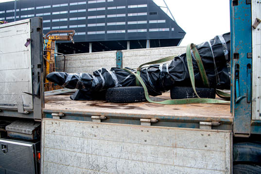 The statue of Zlatan Ibrahimovic has been vandalized,