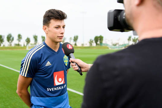 Anel Ahmedhodzic is being interviewed