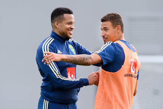 Martin Olsson and Jordan Larsson