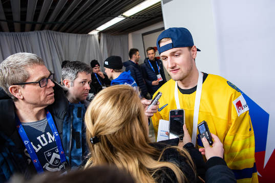 Goalkeeper Jesper Eliasson of Sweden