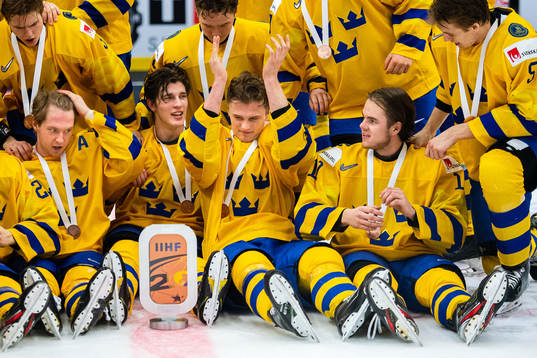 Rasmus Sandin , Oskar Bäck , Adam Ginning and Samuel
