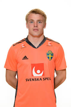 Sweden’s goalkeeper Isak Pettersson poses for a portrait