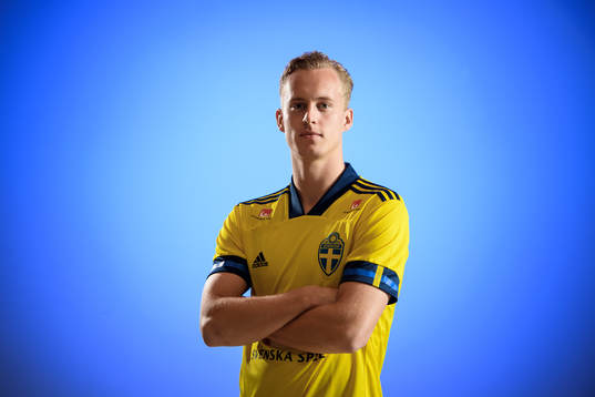 Sweden’s Gustav Berggren poses for a portrait