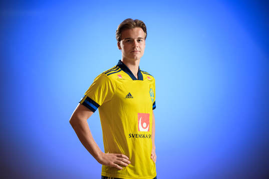 Sweden’s August Erlingmark poses for a portrait