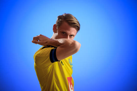 Sweden’s Simon Hedlund poses for a portrait