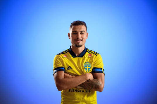Sweden’s Jordan Larsson poses for a portrait