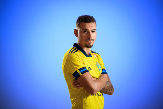 Sweden’s Jordan Larsson poses for a portrait