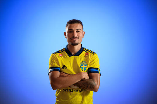 Sweden’s Jordan Larsson poses for a portrait