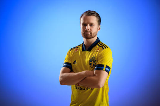 Sweden’s Jacob Une Larsson poses for a portrait