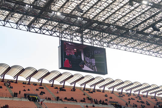 Pictures of Zlatan Ibrahimovic of Milan is shown