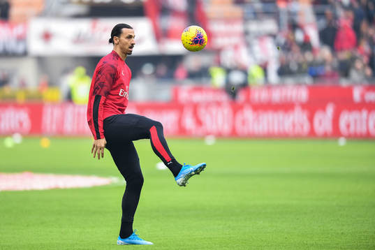 Zlatan Ibrahimovic of Milan