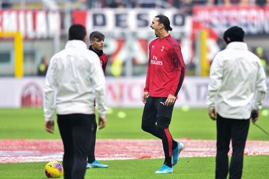 Zlatan Ibrahimovic of Milan