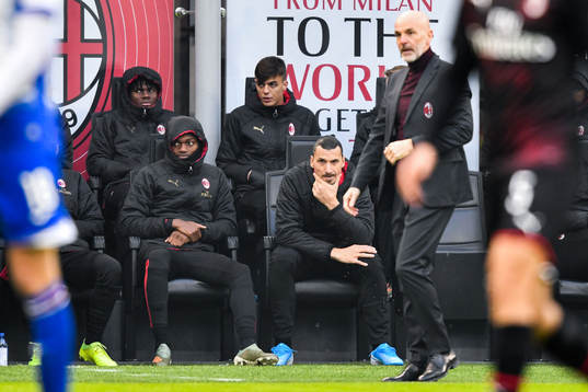 Zlatan Ibrahimovic of Milan