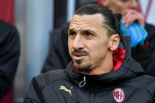 Zlatan Ibrahimovic of Milan