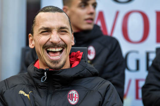 Zlatan Ibrahimovic of Milan