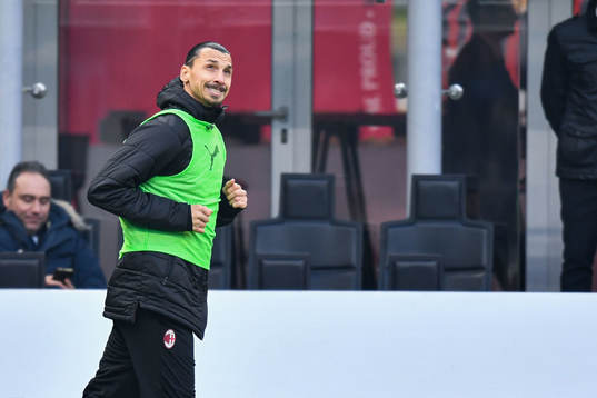 Zlatan Ibrahimovic of Milan