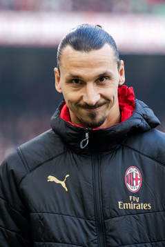 Zlatan Ibrahimovic of Milan