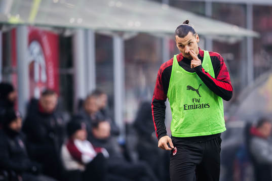 Zlatan Ibrahimovic of Milan
