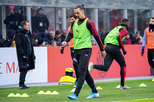 Zlatan Ibrahimovic of Milan