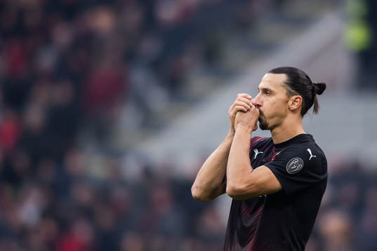 Zlatan Ibrahimovic of Milan