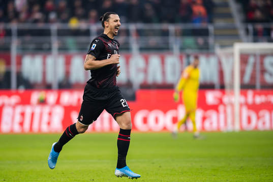 Zlatan Ibrahimovic of Milan