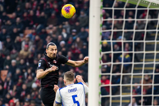 Zlatan Ibrahimovic of Milan