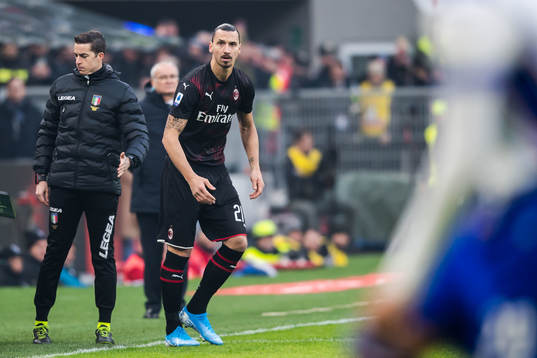 Zlatan Ibrahimovic of Milan
