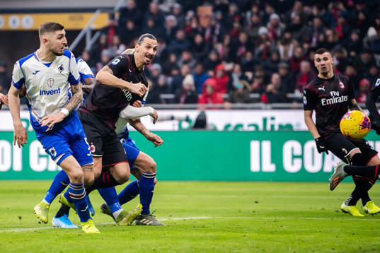 Zlatan Ibrahimovic of Milan