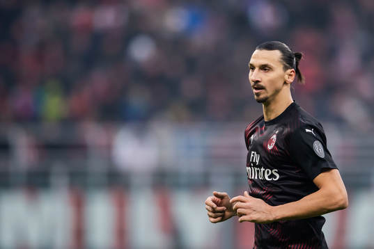 Zlatan Ibrahimovic of Milan