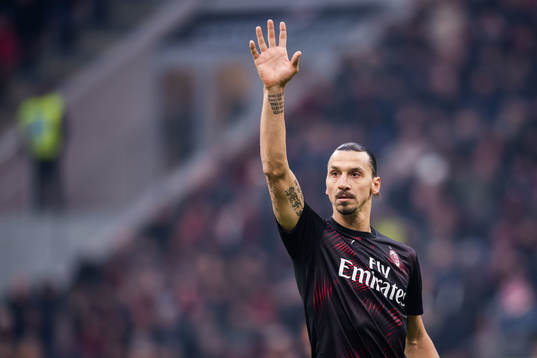 Zlatan Ibrahimovic of Milan
