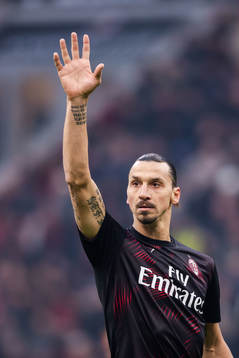 Zlatan Ibrahimovic of Milan