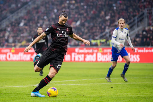Zlatan Ibrahimovic of Milan
