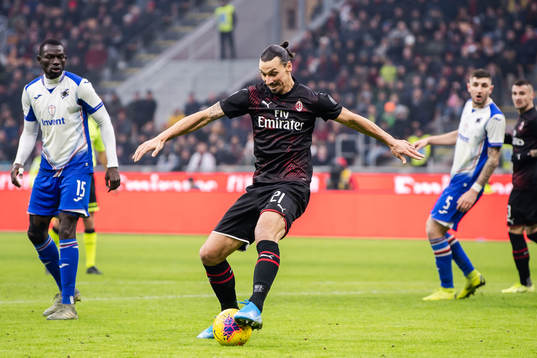 Zlatan Ibrahimovic of Milan