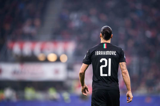Zlatan Ibrahimovic of Milan