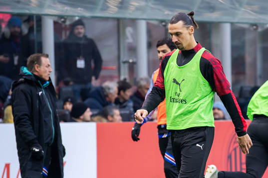 Zlatan Ibrahimovic of Milan